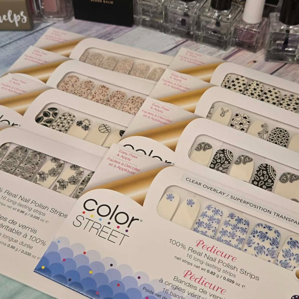 Color Street Clear Overlay Press On Nail Bundle #1
